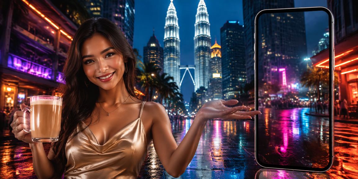 Pemain menggunakan telefon pintar untuk taruhan sukan di Kuala Lumpur